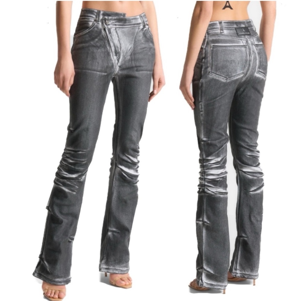Maniere De Voir Silver Women Jeans